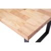 MESA COMEDOR FIJA NATURAL 140 x 80 CM  ROBLE NORDISH / NEGRO. - Imagen 3
