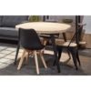SILLA COMEDOR TOLIX NEGRO ASIENTO ROBLE NORDISH - Imagen 6