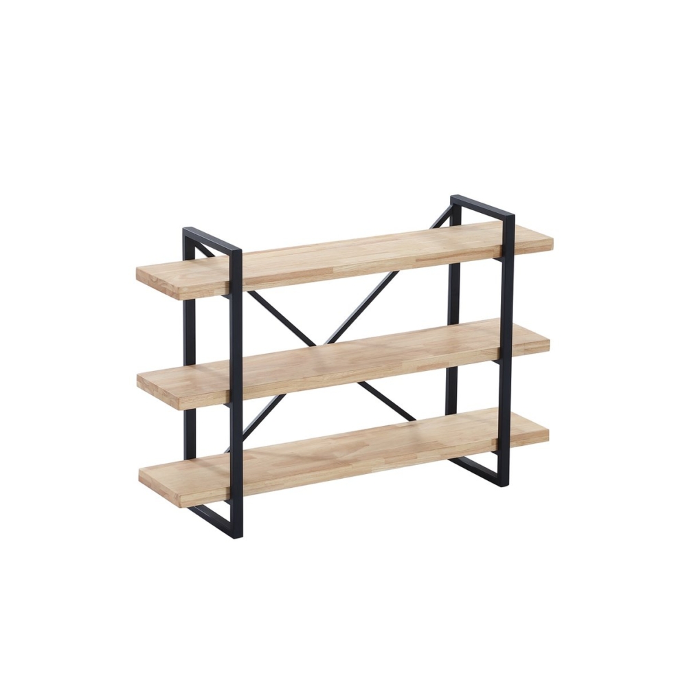 ESTANTERIA ALTA PLANK ROBLE NORDISH / NEGRO. - Imagen 1