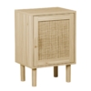 MESILLA DÉCOR 40 x 30 CM PINO / RATTAN.
