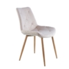 SILLA COMEDOR MARLENE TEJIDO BEIGE / OAK