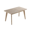 MESA COMEDOR FIJA GENOVA 150 x 90 CM  MADERA ROBLE HONEY