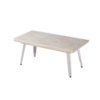 MESA CENTRO ELEVABLE BERG 120 x 60 CM ROBLE NORDISH / BLANCO.