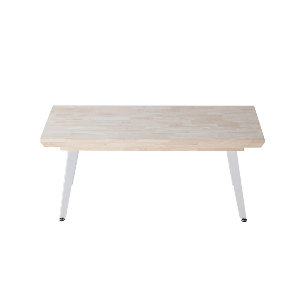 MESA CENTRO ELEVABLE BERG 120 x 60 CM ROBLE NORDISH / BLANCO. - Imagen 3