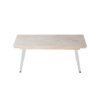 MESA CENTRO ELEVABLE BERG 120 x 60 CM ROBLE NORDISH / BLANCO. - Imagen 3