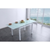 MESA COMEDOR EXTENSIBLE MILÁN 110 - 170 x 70 CM BLANCO - Imagen 2