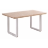 MESA COMEDOR FIJA ROMA 150 x 90 CM  ROBLE NORDISH / BLANCO.