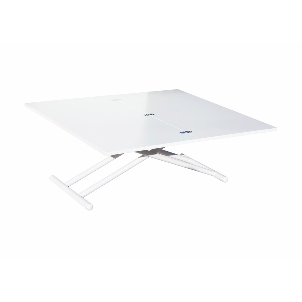 MESA CENTRO ELEVABLE Y EXTENSIBLE UP - DOWN BLANCO 100 x 50 CM - Imagen 4