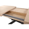 MESA COMEDOR EXTENSIBLE XENA 160 - 200 - 240 x 90 CM  ROBLE NORDISH / NEGRO. - Imagen 6