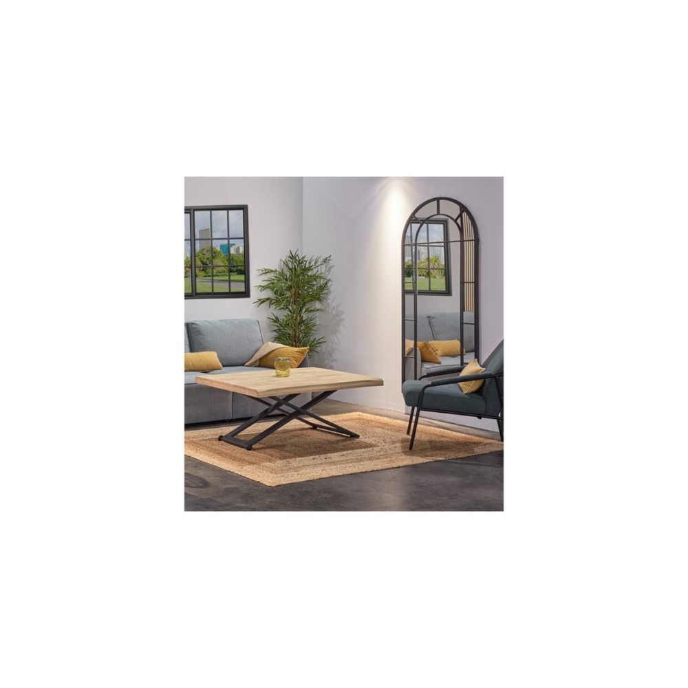 ESPEJO TIPO VENTANA CON ARCO SUPERIOR DUBLIN 80 x 180 CM. - Imagen 3