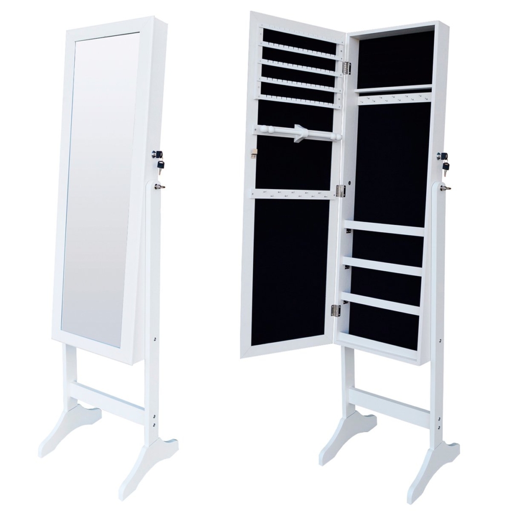 espejo_joyero_1 ESPEJO JOYERO COLOR BLANCO. - Imagen 1