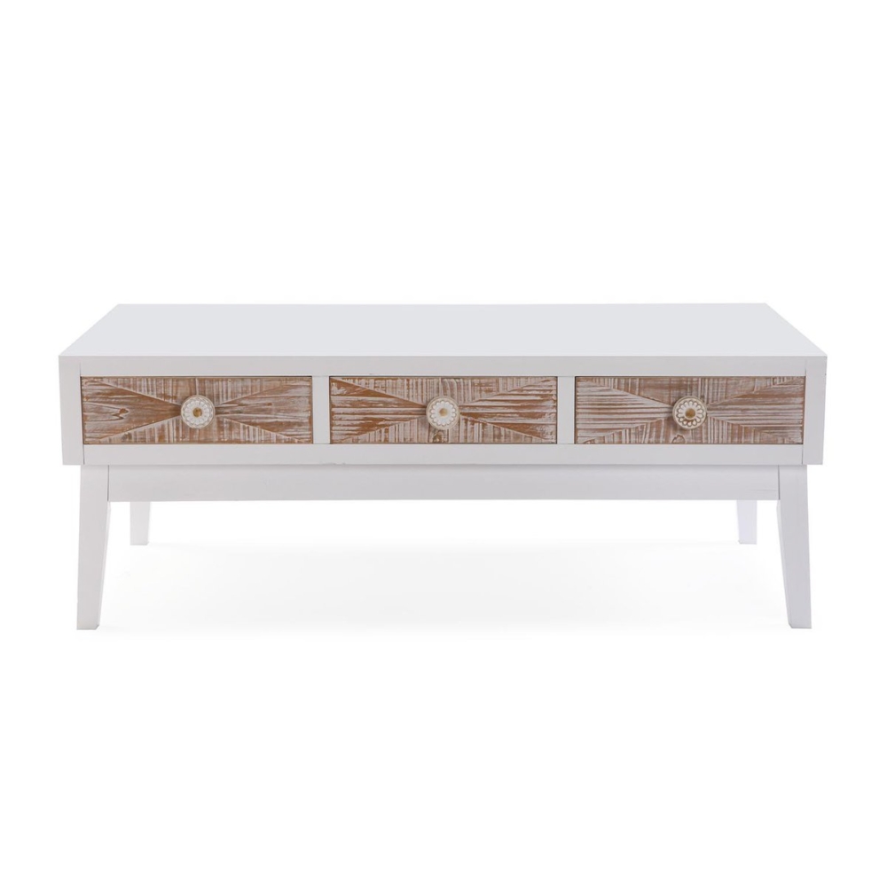 MESA CENTRO 3 CAJONES SIRA - Imagen 3