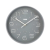 RELOJ PARED GRIS 30 CM