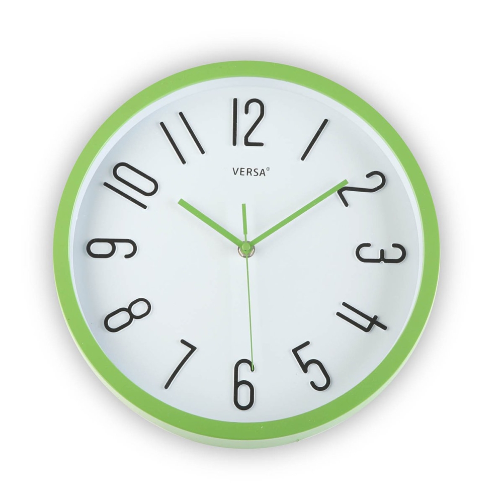 reloj_de_pared_verde_dia_30cm RELOJ DE PARED VERDE DIA 30CM - Imagen 1