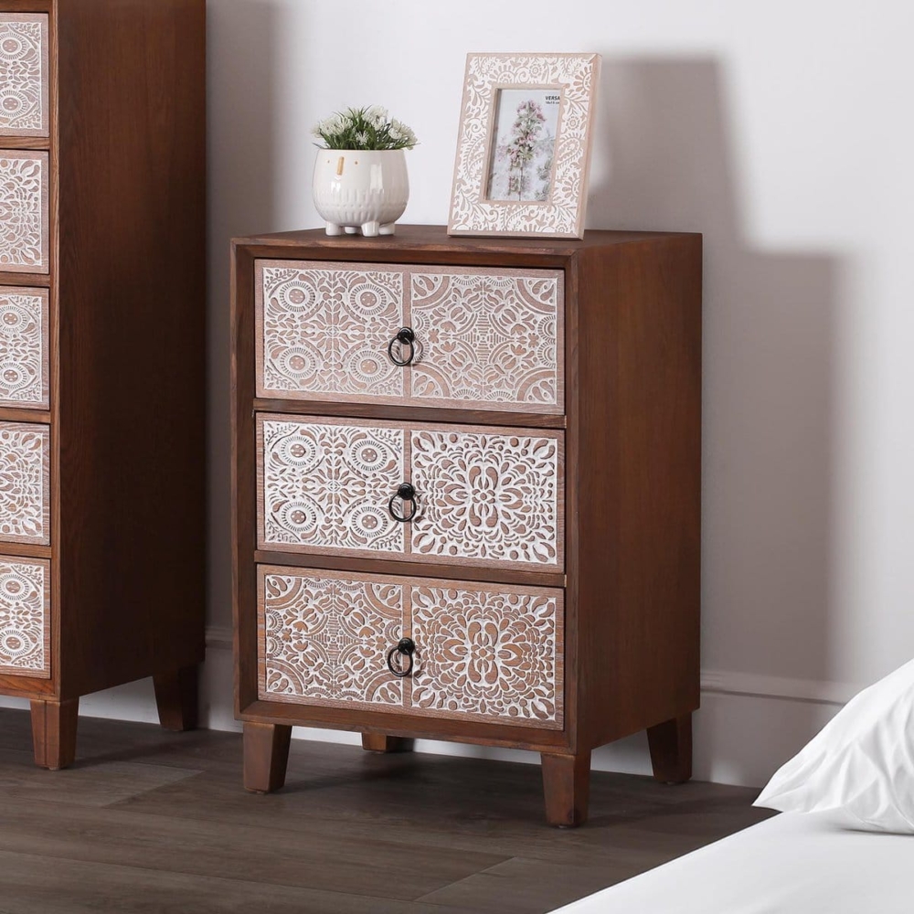 COMODA 3 CAJONES ALDER - Imagen 2