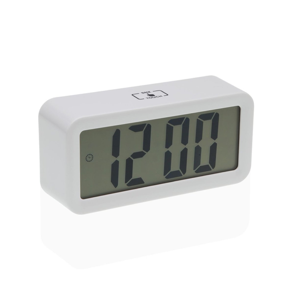 RELOJ DESPERTADOR BLANCO - Imagen 1