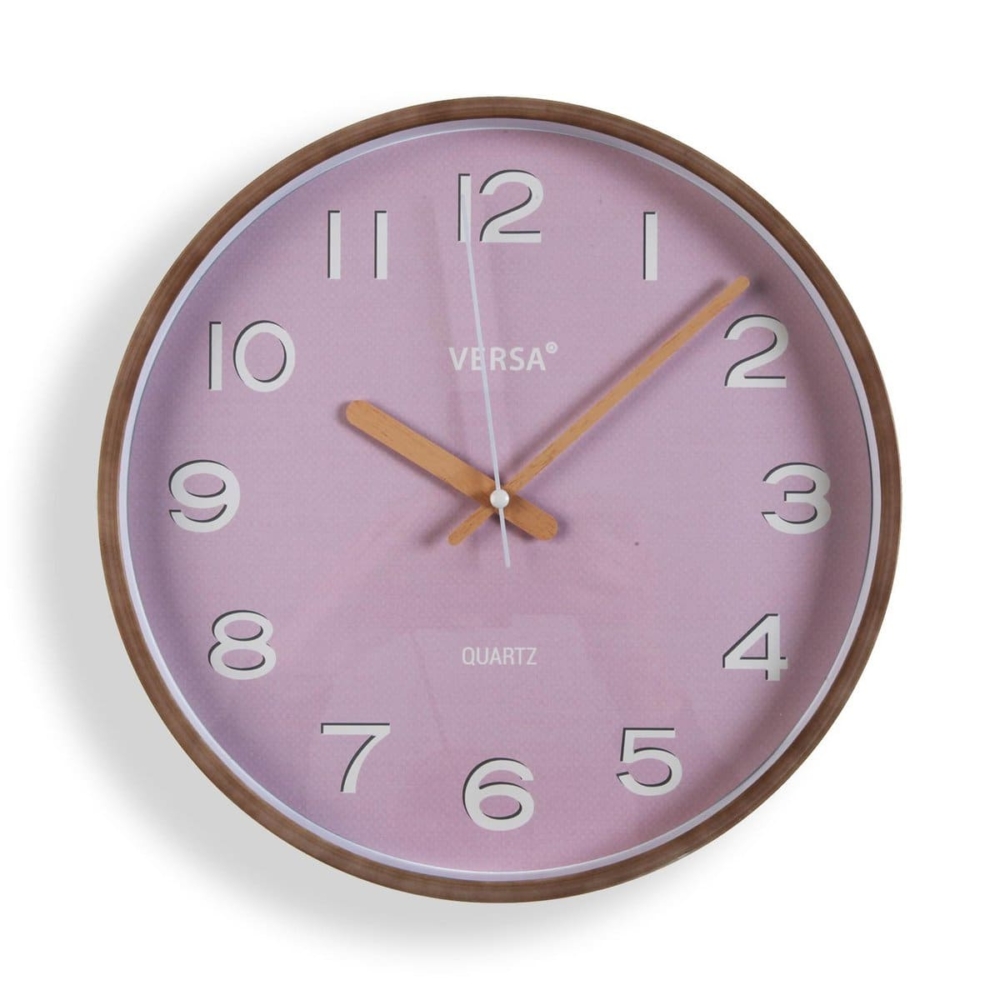 RELOJ ROSA 30 CM - Imagen 1