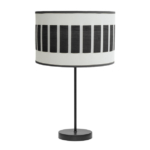 SOBREMESA ALTO IVANNA NEGRO/BLANCO-MADERA NEGRA