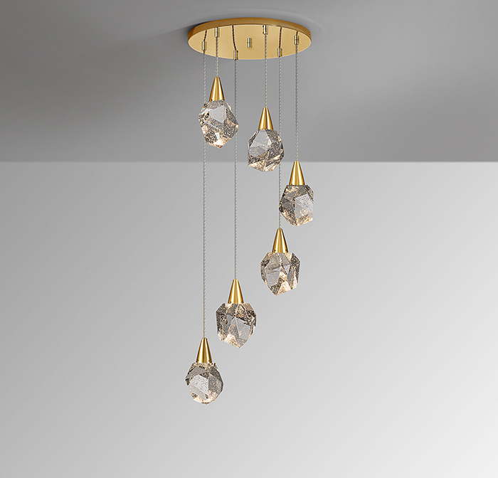 LAMPARA ·AQUARIA·ORO MATE