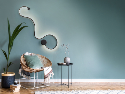 APLIQUE GRANDE·GRAFOS·NEGRO - Imagen 2