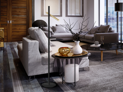 PIE SALON·VARAS· ORO/NEGRO