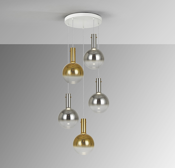 MATICES-LAMPARA  BLANCO-SMOKE-ORO
