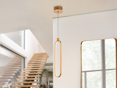 COLETTE- LAMPARA  ORO ROSA