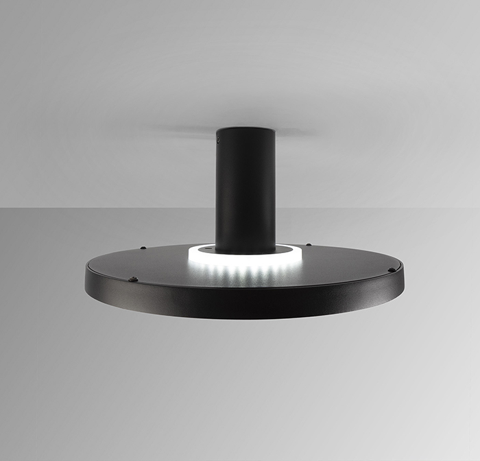 STONE- APLIQUE/PLAFON LED CCT-NEGRO