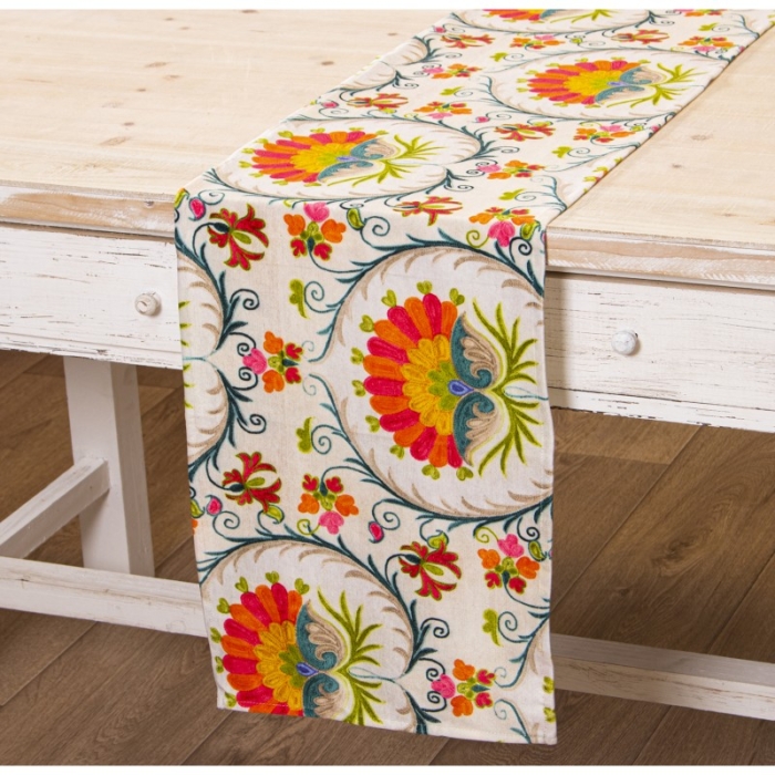 Camino de Mesa Rectangular Terciopelo