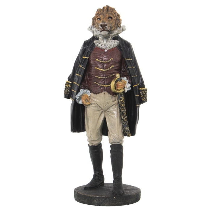 Figura Resina León C y Traje