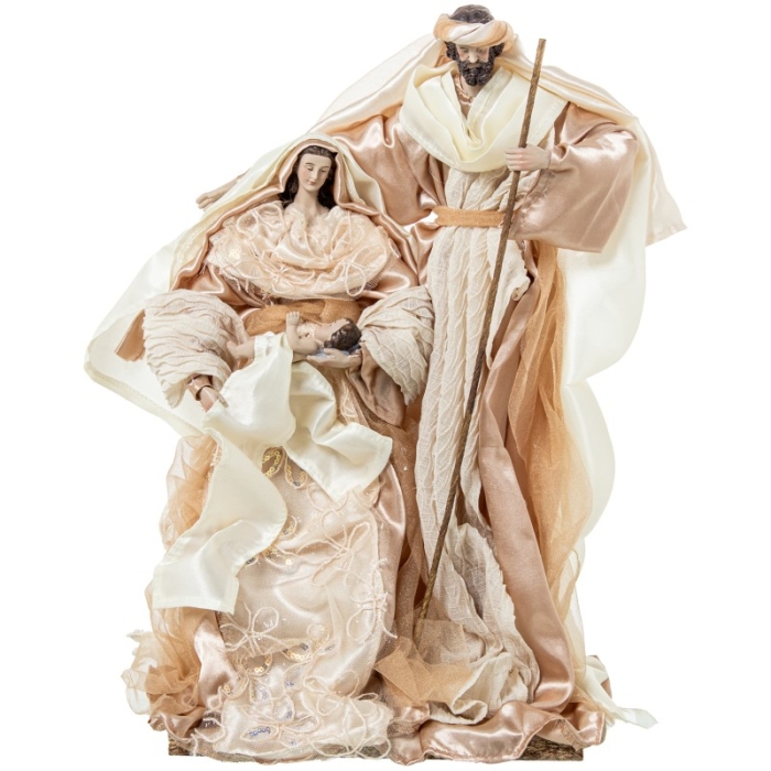Figura Resina y Tela Sagrada Familia 43Cm 43Cm