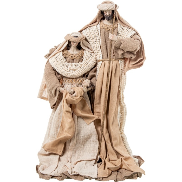 Figura Resina y Tela Sagrada Familia 43Cm 43Cm