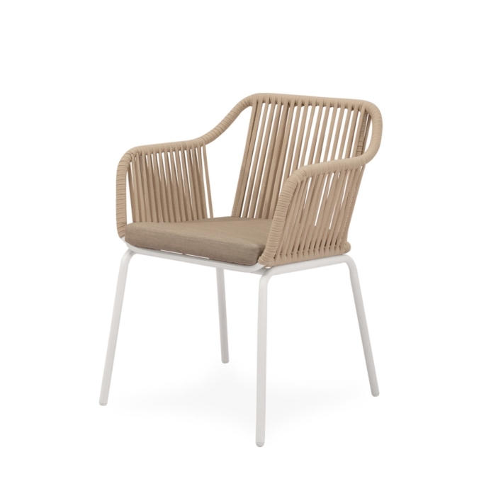 SILLA DE EXTERIOR PENNY BLANCO