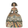 Figura Menina 21Cm Resina C y Espejitos 14 y