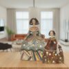 Figura Menina 17Cm Resina C y Espejitos - Imagen 2