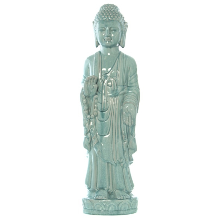 Figura Cerámica Buda Celeste