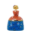 Figura Menina 18Cm Resina Mosaico Colores - Imagen 2