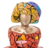Figura Menina 18Cm Resina Mosaico Colores - Imagen 3