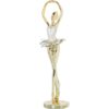 Figura Resina Bailarina Dorada