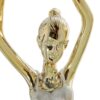 Figura Resina Bailarina Dorada - Imagen 3