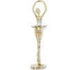 Figura Resina Bailarina Dorada - Imagen 4