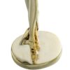 Figura Resina Bailarina Dorada - Imagen 7