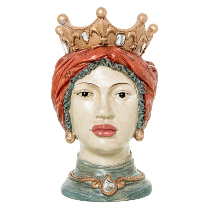 Figura Resina Busto Reina
