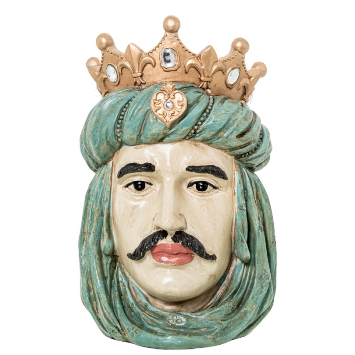 Figura Resina Busto Rey