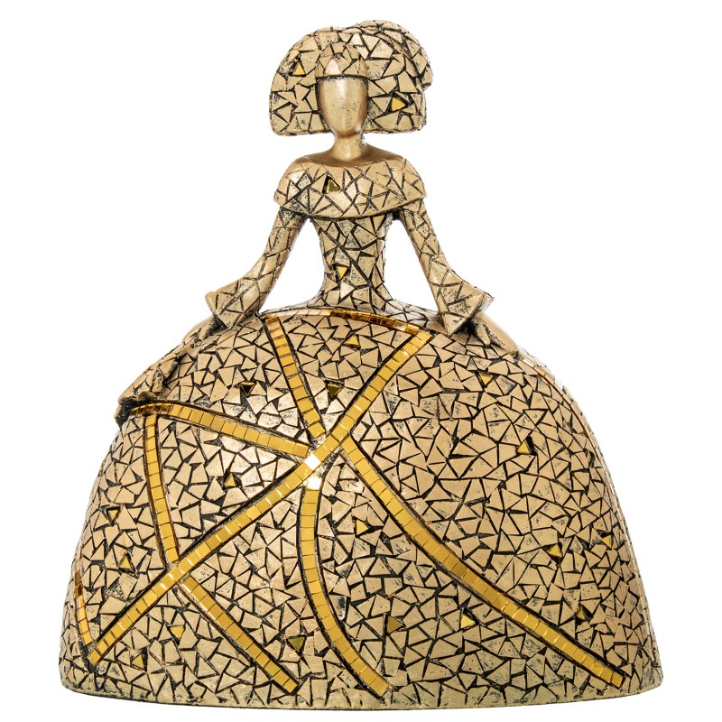 62389 Figura Menina 28Cm Resina Dorada - Imagen 1