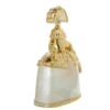 Figura Menina 22Cm Resina Dorada y Nácar - Imagen 5