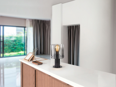 -VENIZE- SOBREMESA  NEGRO-SMOKE - Imagen 2