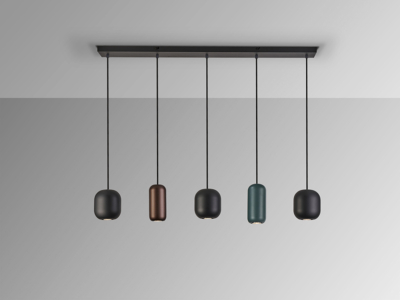 -NIMES- LAMPARA  NEGRO-COLORES - Imagen 4