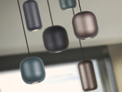 -NIMES- LAMPARA  NEGRO-COLORES - Imagen 3