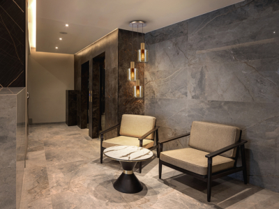 -VENIZE- LAMPARA  COBRE-AMBAR - Imagen 2